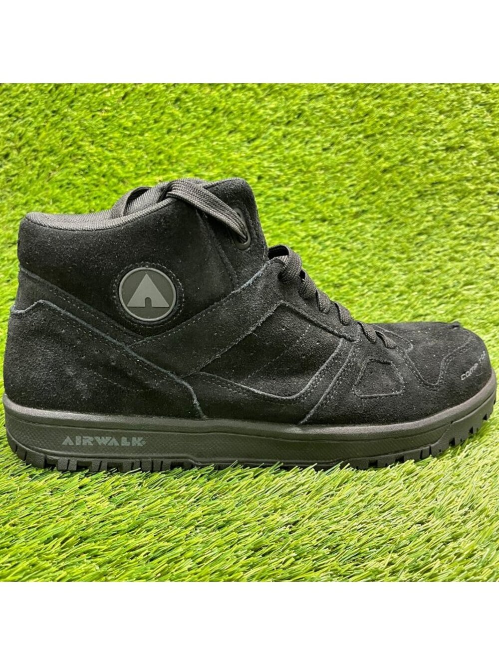 Airwalk Mongo Mid EH SR Mens Size 13 Black Suede Composite Toe Safety Work Boots